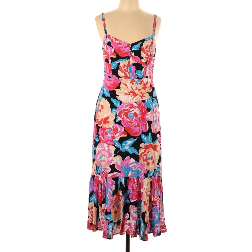 Anthropologie Tina Flounced Midi Dress